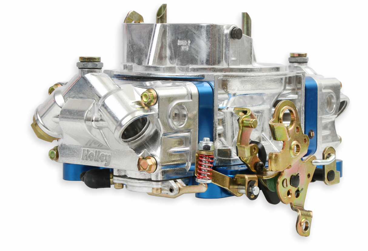Holley® #0-76750BL Ultra Double Pumper Carburetor (750 CFM - 4150 - Mechanical Secondaries - Shiny - Gasoline)