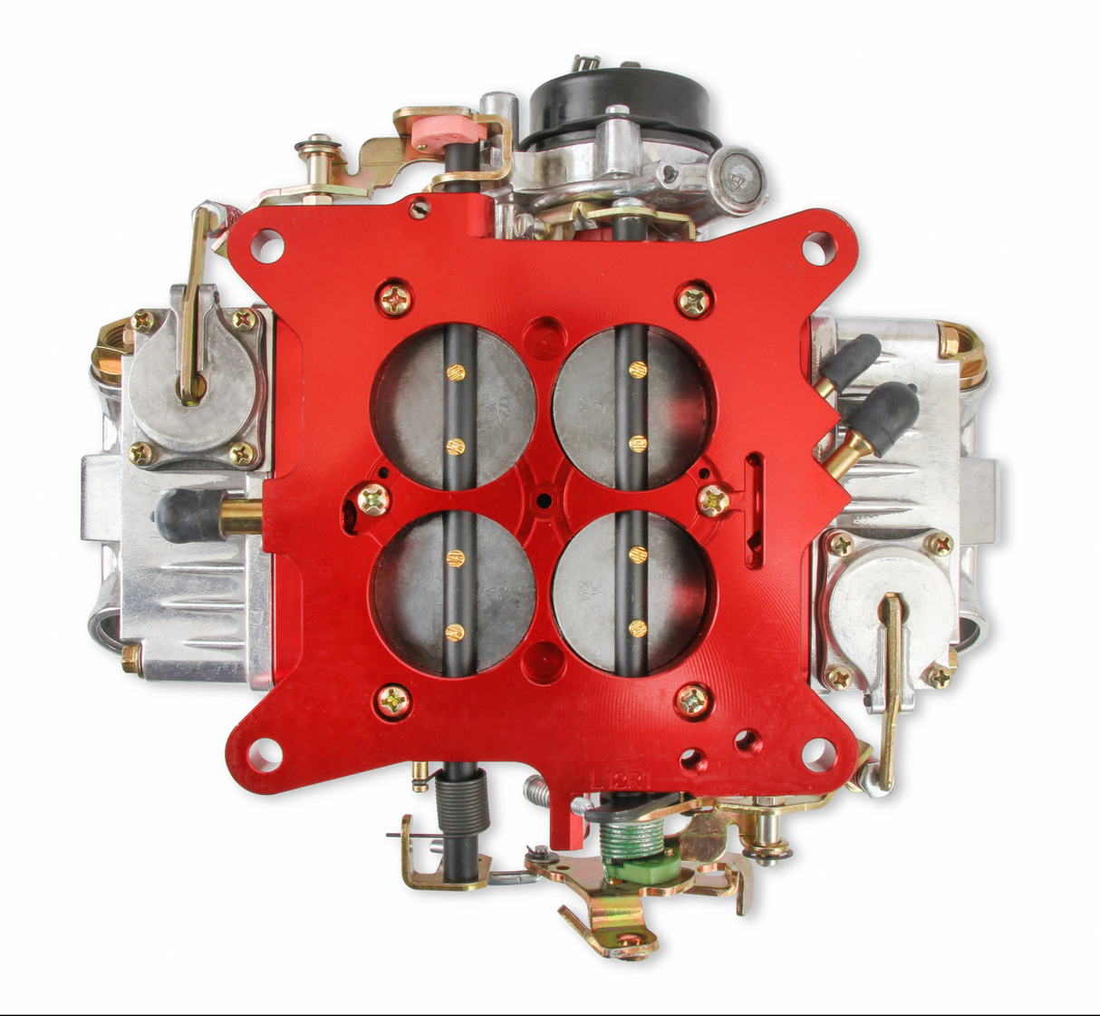 Holley® # 0-76750RD Ultra Double Pumper Carburetor (750 CFM - 4150 - Mechanical Secondaries - Shiny - Gasoline)