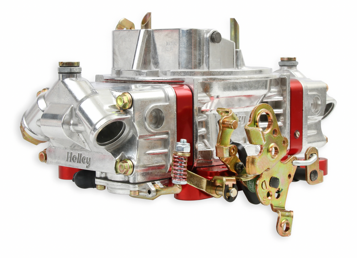 Holley® # 0-76750RD Ultra Double Pumper Carburetor (750 CFM - 4150 - Mechanical Secondaries - Shiny - Gasoline)