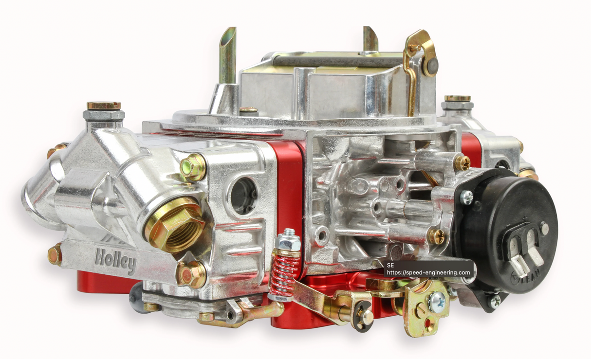 Holley® #0-76850RD Ultra Double Pumper Carburetor (850 CFM - 4150 - Mechanical Secondaries - Shiny - Gasoline)