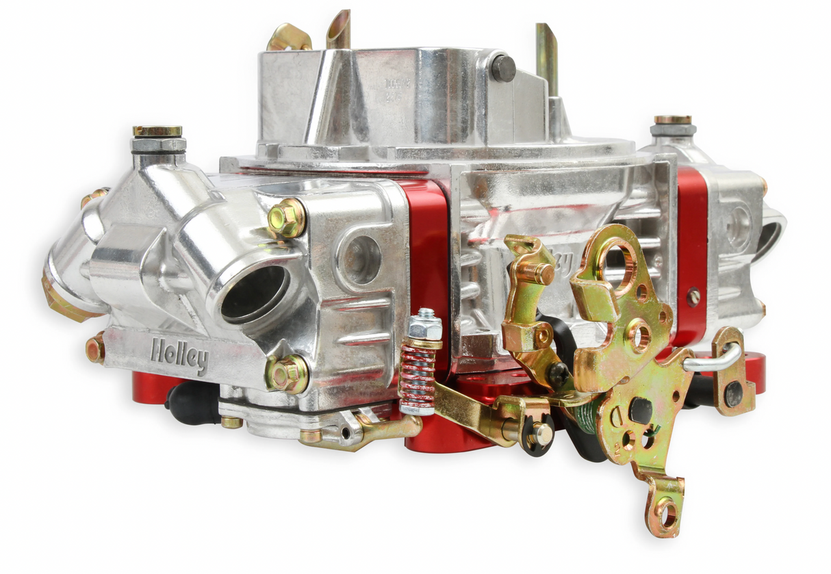 Holley® #0-76850RD Ultra Double Pumper Carburetor (850 CFM - 4150 - Mechanical Secondaries - Shiny - Gasoline)