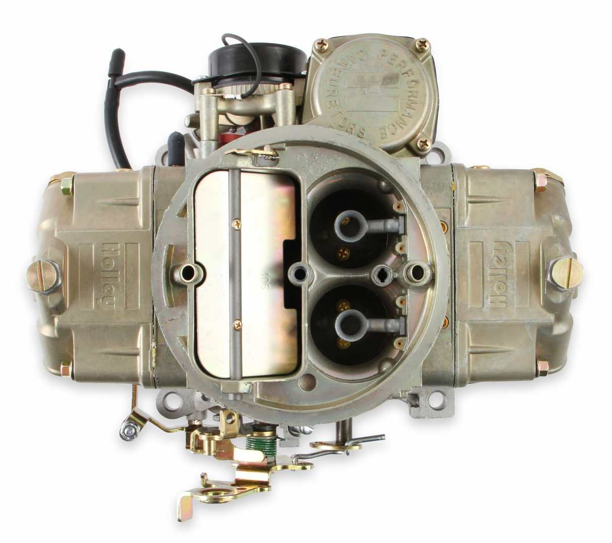 Holley® #0-80531 Classic Holley Carburetor (850 CFM - 4150 - Vacuum Secondaries - Gold Dichromate - Gasoline)