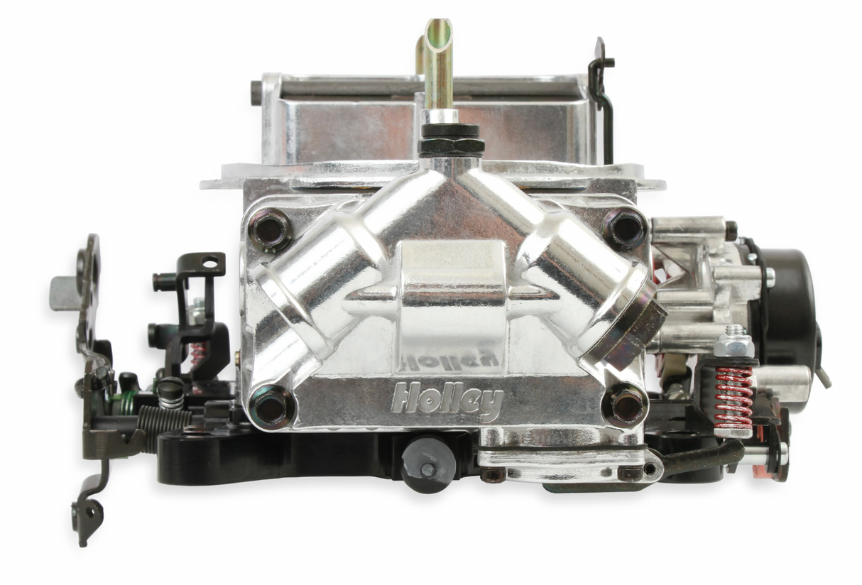 Holley® #0-76650BK Ultra Double Pumper Carburetor (650 CFM - 4150 - Mechanical Secondaries - Shiny - Gasoline)
