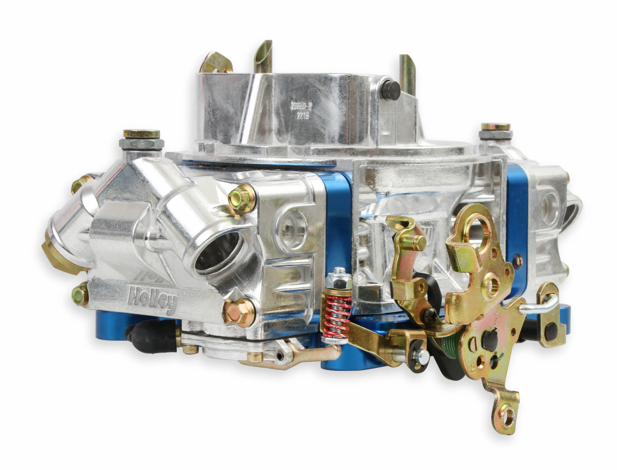 Holley® #0-76650BL Ultra Double Pumper Carburetor (650 CFM - 4150 - Mechanical Secondaries - Shiny - Gasoline)