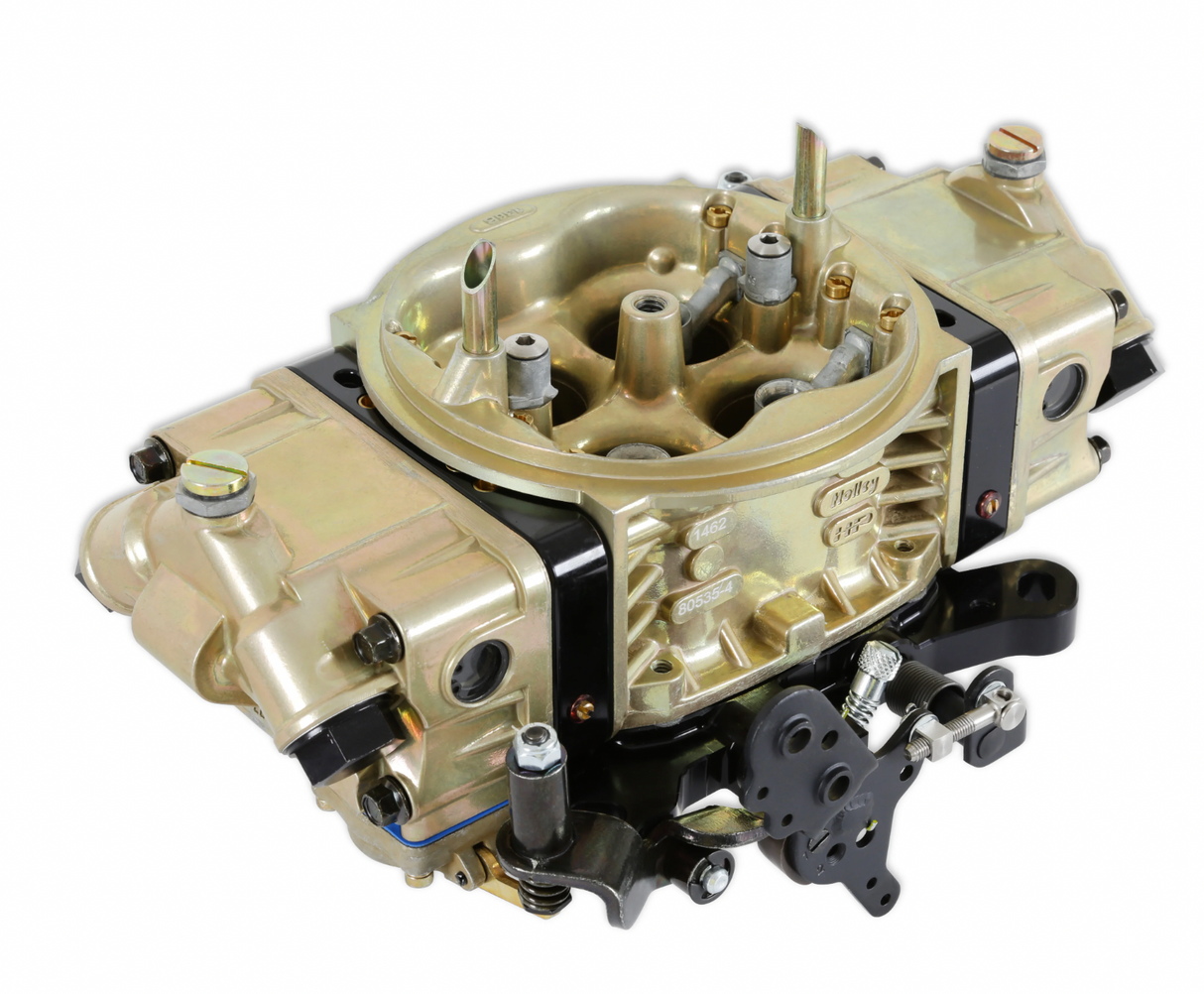 Holley® #0-80535-2 Classic HP Carburetor (750 CFM - 4150 - Mechanical Secondaries - Gold Dichromate - Methanol)