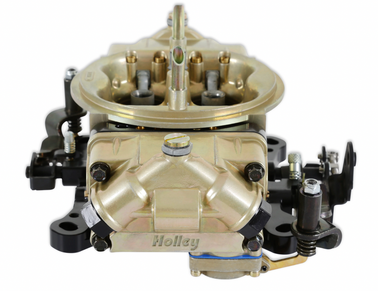 Holley® #0-80535-2 Classic HP Carburetor (750 CFM - 4150 - Mechanical Secondaries - Gold Dichromate - Methanol)