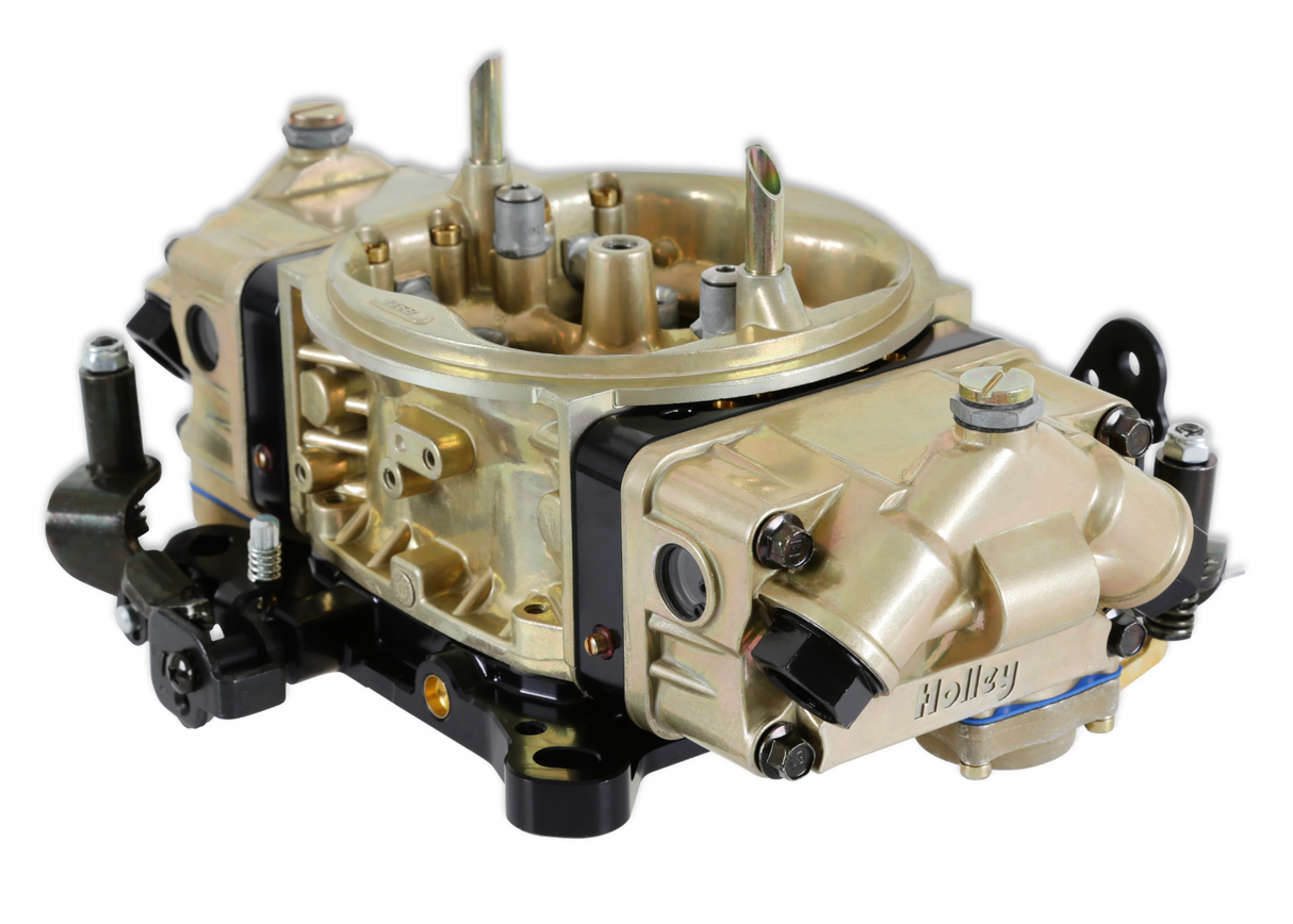 Holley® #0-80535-2 Classic HP Carburetor (750 CFM - 4150 - Mechanical Secondaries - Gold Dichromate - Methanol)