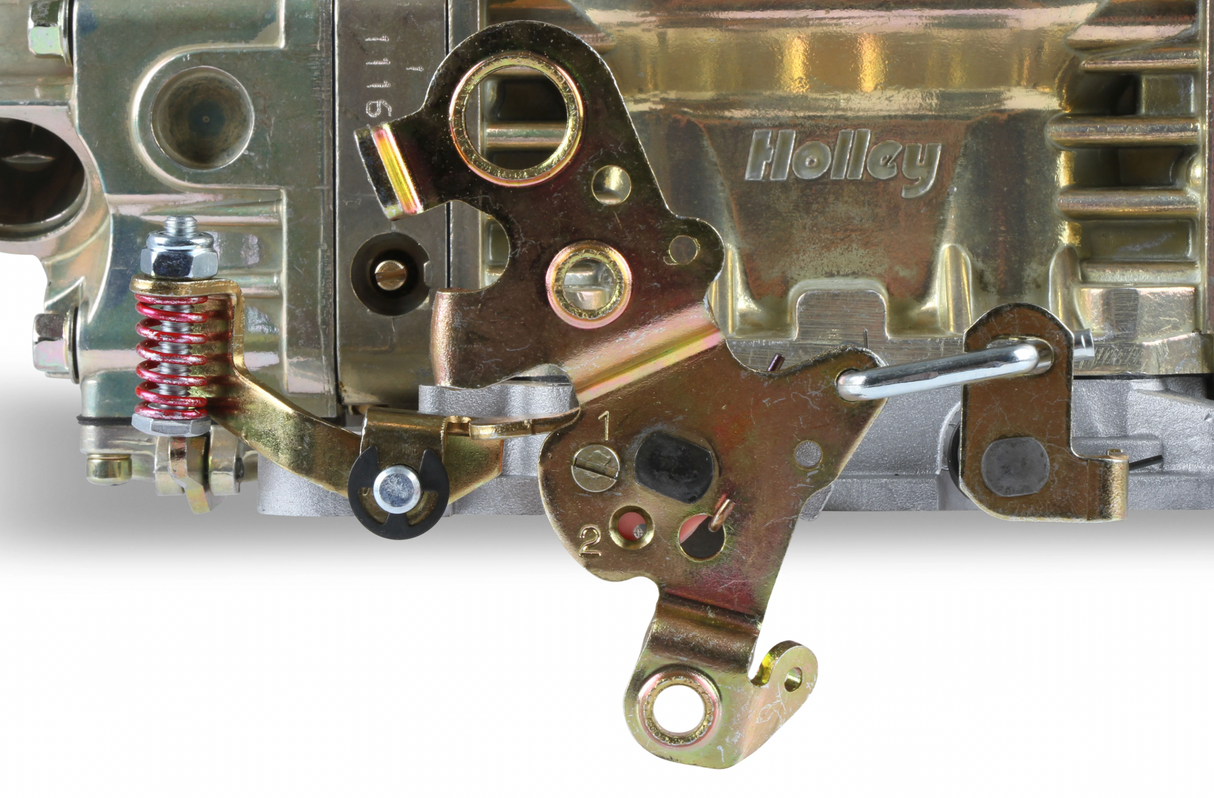 Holley® #0-4778C Double Pumper Carburetor (700 CFM - 4150 - Mechanical Secondaries - Gold Dichromate - Gasoline)