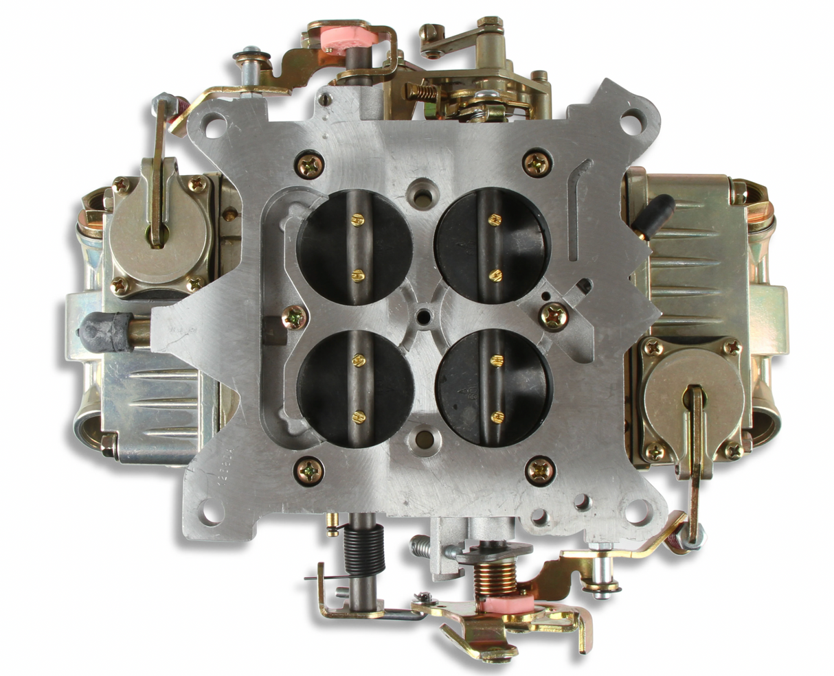 Holley® #0-4778C Double Pumper Carburetor (700 CFM - 4150 - Mechanical Secondaries - Gold Dichromate - Gasoline)