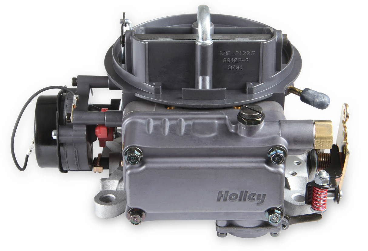 Holley® #0-80402-2 Marine Aluminum Carburetor (500 CFM - 2300 - Hard Core Gray - Gasoline)