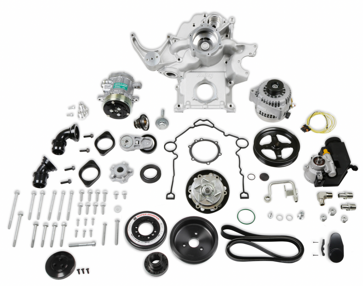 Holley® #20-292 (03-08) GEN III HEMI NON-VVT Premium Cast Mid-Mount Complete Drive System
