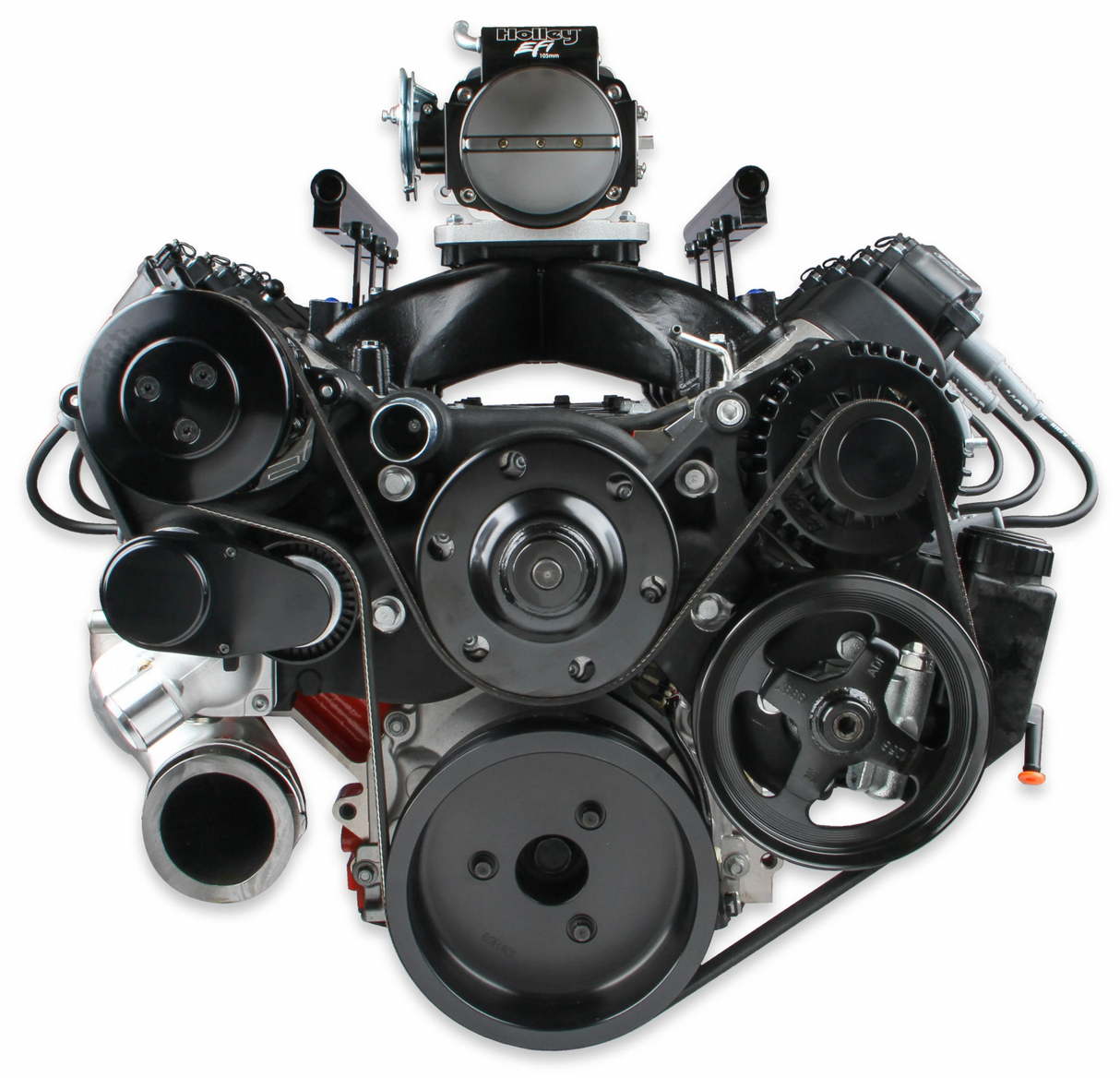 Holley® #20-200BK Camaro/Corvette GEN V LT1 Premium Black Mid-Mount Complete Drive System