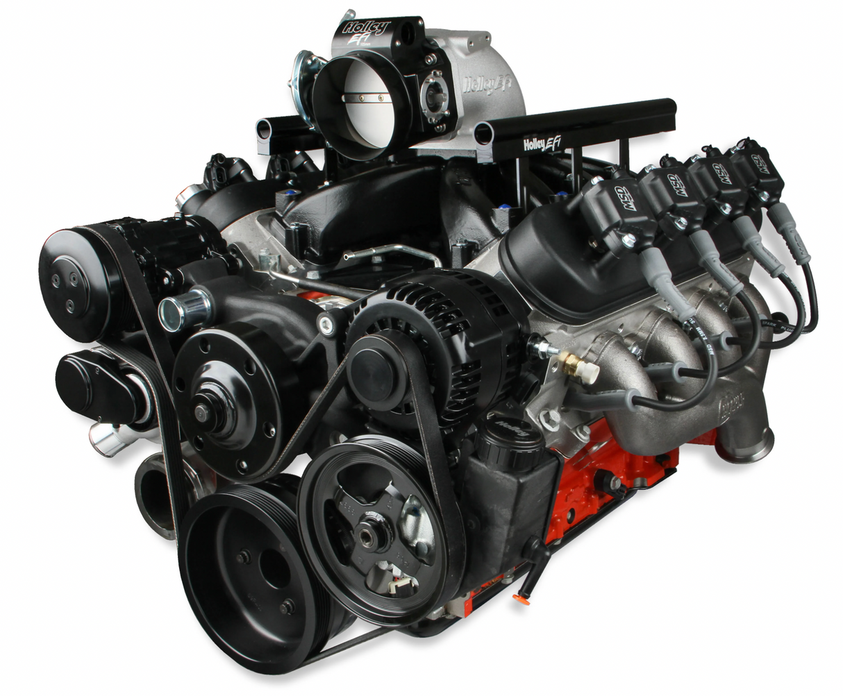 Holley® #20-200BK Camaro/Corvette GEN V LT1 Premium Black Mid-Mount Complete Drive System