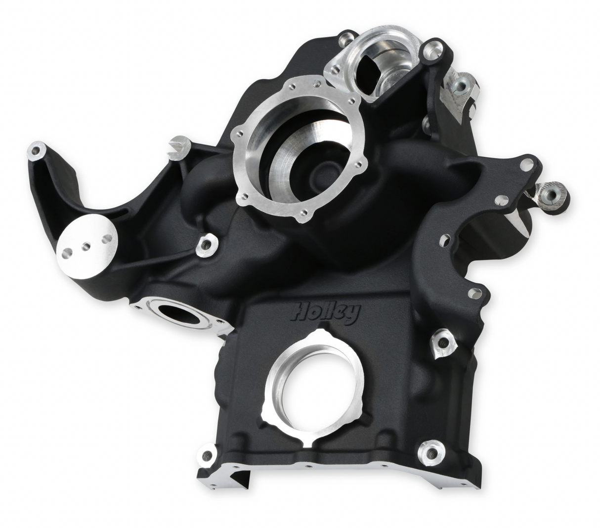Holley® #20-293BK (09-23) GEN III HEMI VVT Premium Black Mid-Mount Complete Drive System with SFI Certified Damper