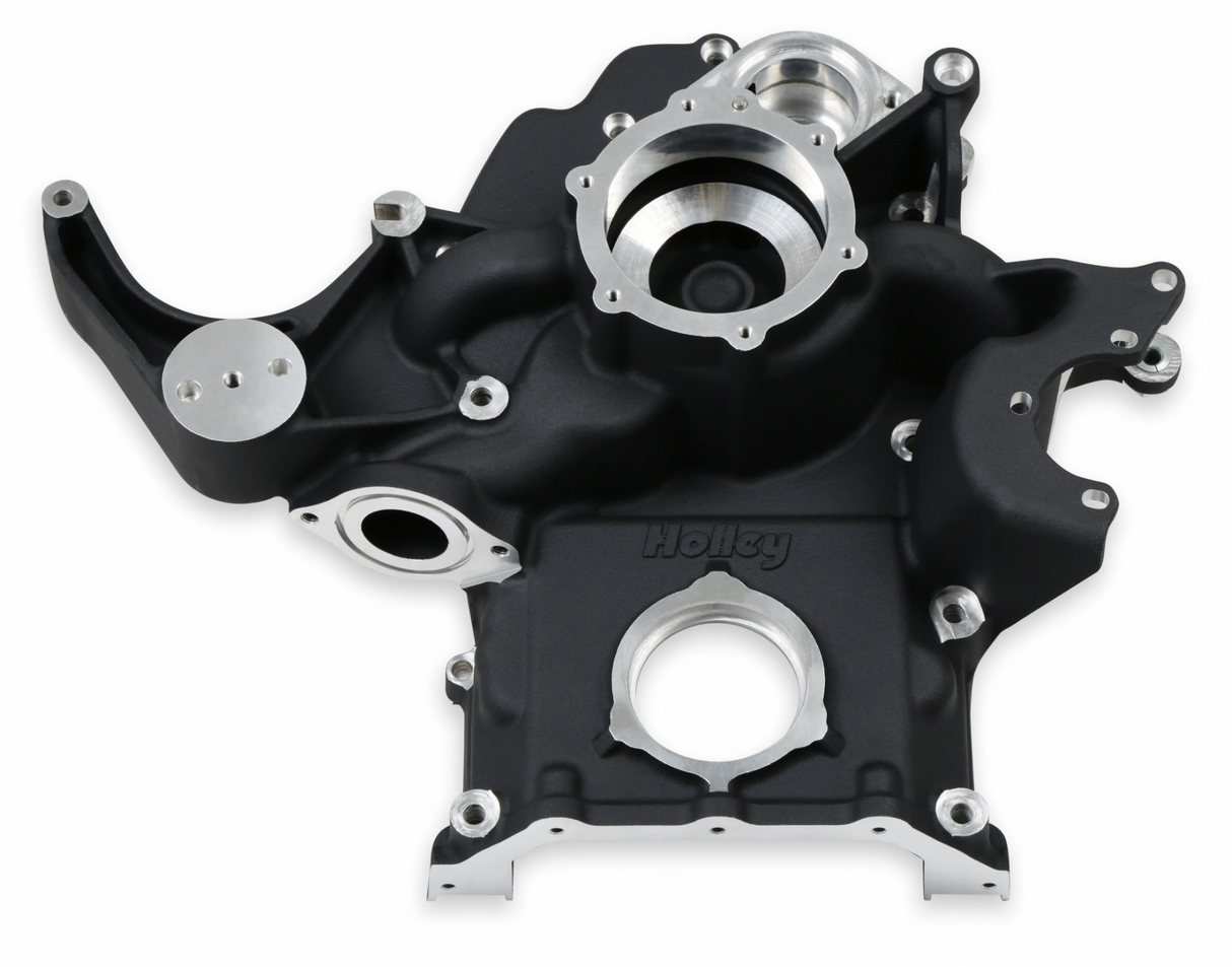Holley® #20-293BK (09-23) GEN III HEMI VVT Premium Black Mid-Mount Complete Drive System with SFI Certified Damper
