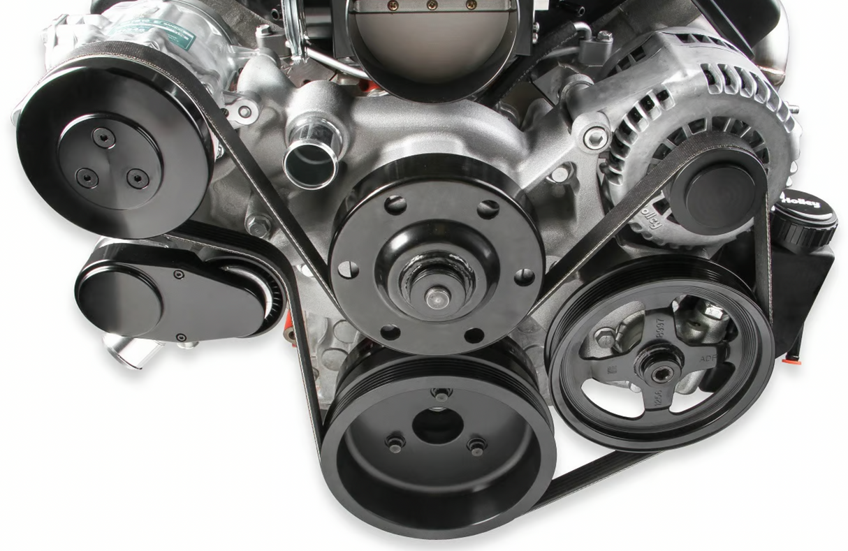 Holley® #20-200 Camaro/Corvette GEN V LT1 Cast Mid-Mount Racing Drive System