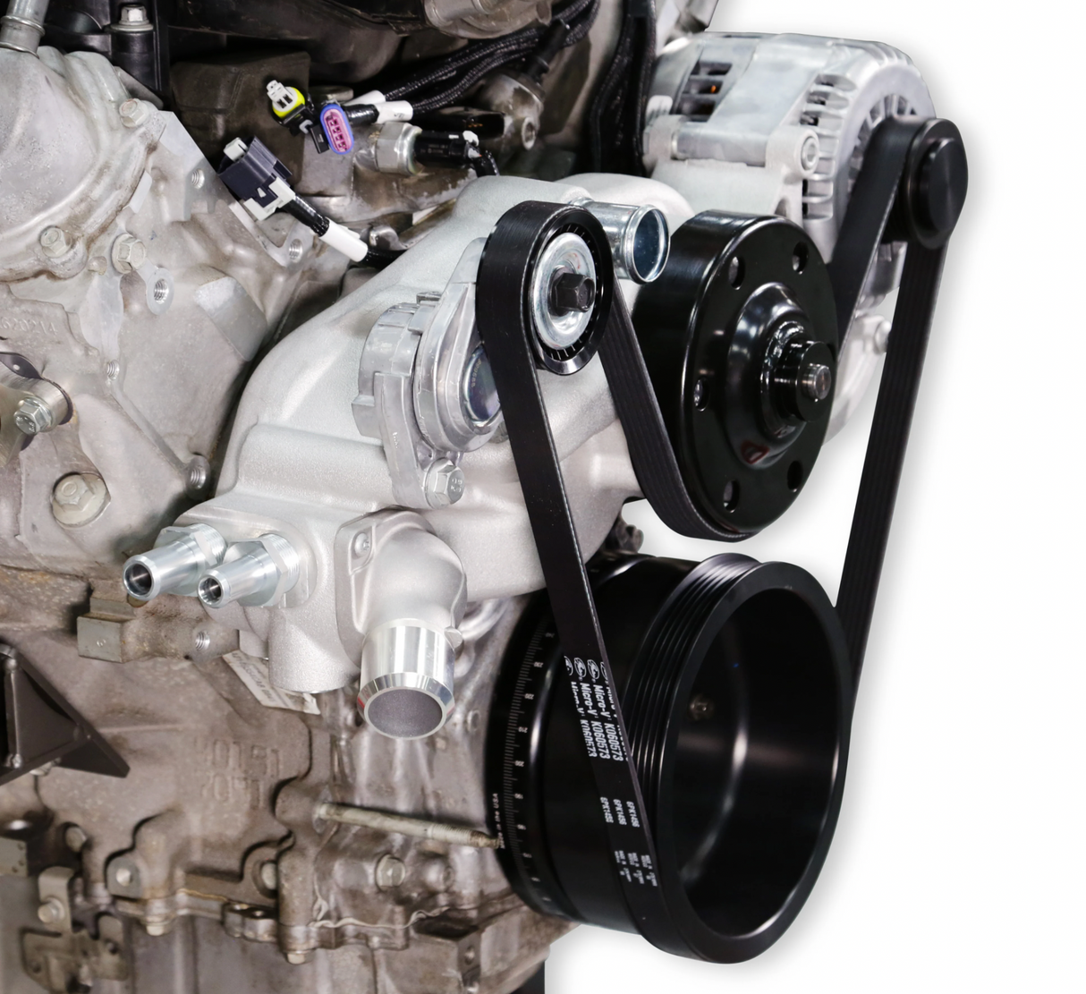 Holley® #20-202P Camaro/Corvette GEN V LT1 Polished Mid-Mount Racing Drive System Holley® #20-202P