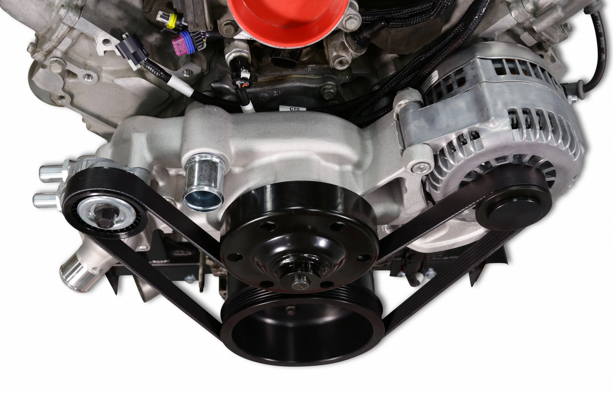 Holley® #20-202P Camaro/Corvette GEN V LT1 Polished Mid-Mount Racing Drive System Holley® #20-202P