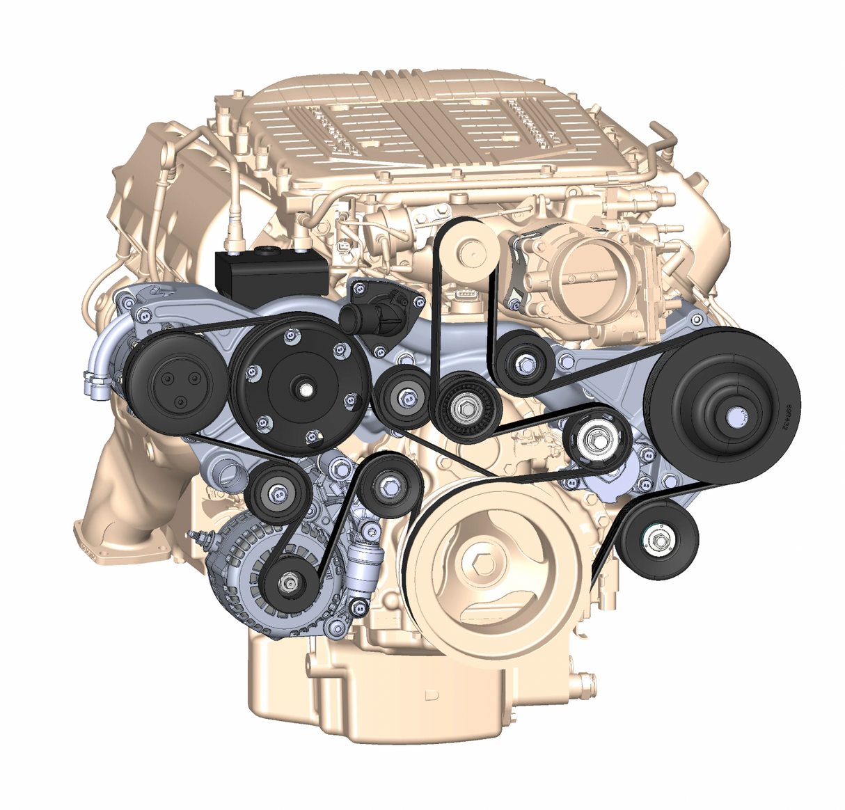 Holley® #20-221 CTS-V/Camaro/Corvette LT4 Premium Mid-Mount Complete Drive System