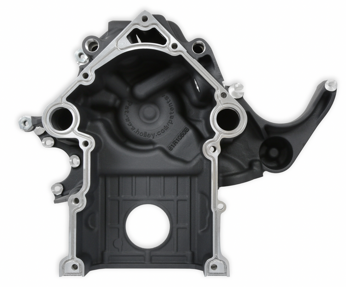 Holley® #20-290BK (03-08) GEN III HEMI NON-VVT Premium Black Mid-Mount Complete Drive System with Cast Damper