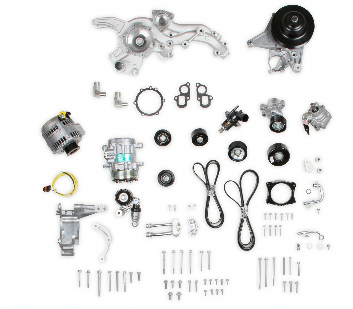 Holley® #20-221BK GM GEN V LT4 Dry Sump Mid-Mount Complete Drive System