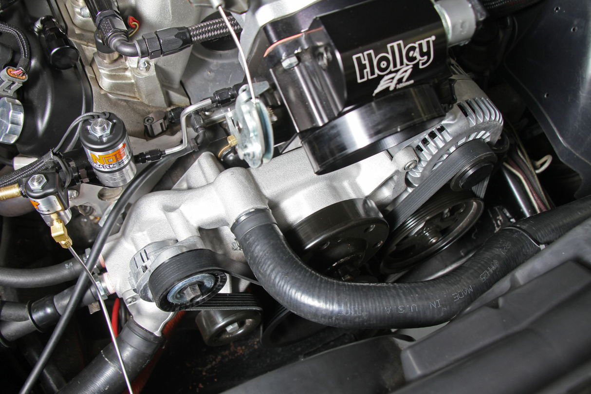 Holley® #20-201 GEN V LT1 Premium Natural Cast Mid-Mount Race Drive System