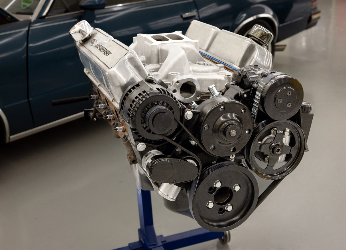 Holley® #20-370BK Small Block Ford Mid-Mount Complete Accessory Drive System