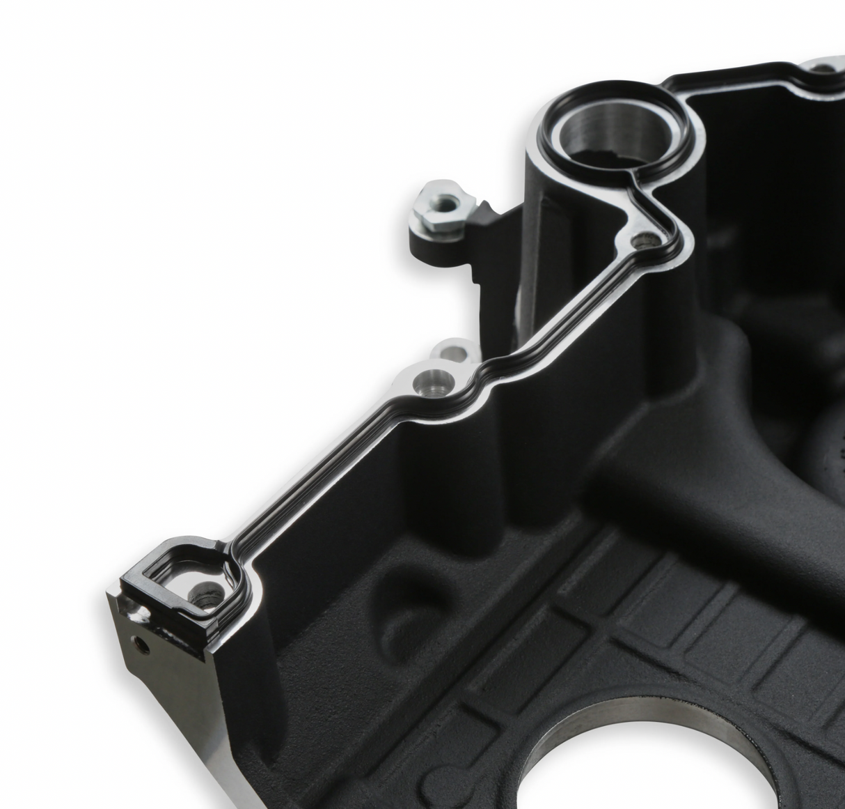 Holley® #20-291BK (09-23) GEN III HEMI VVT Black Mid-Mount Complete Drive System with Cast Damper