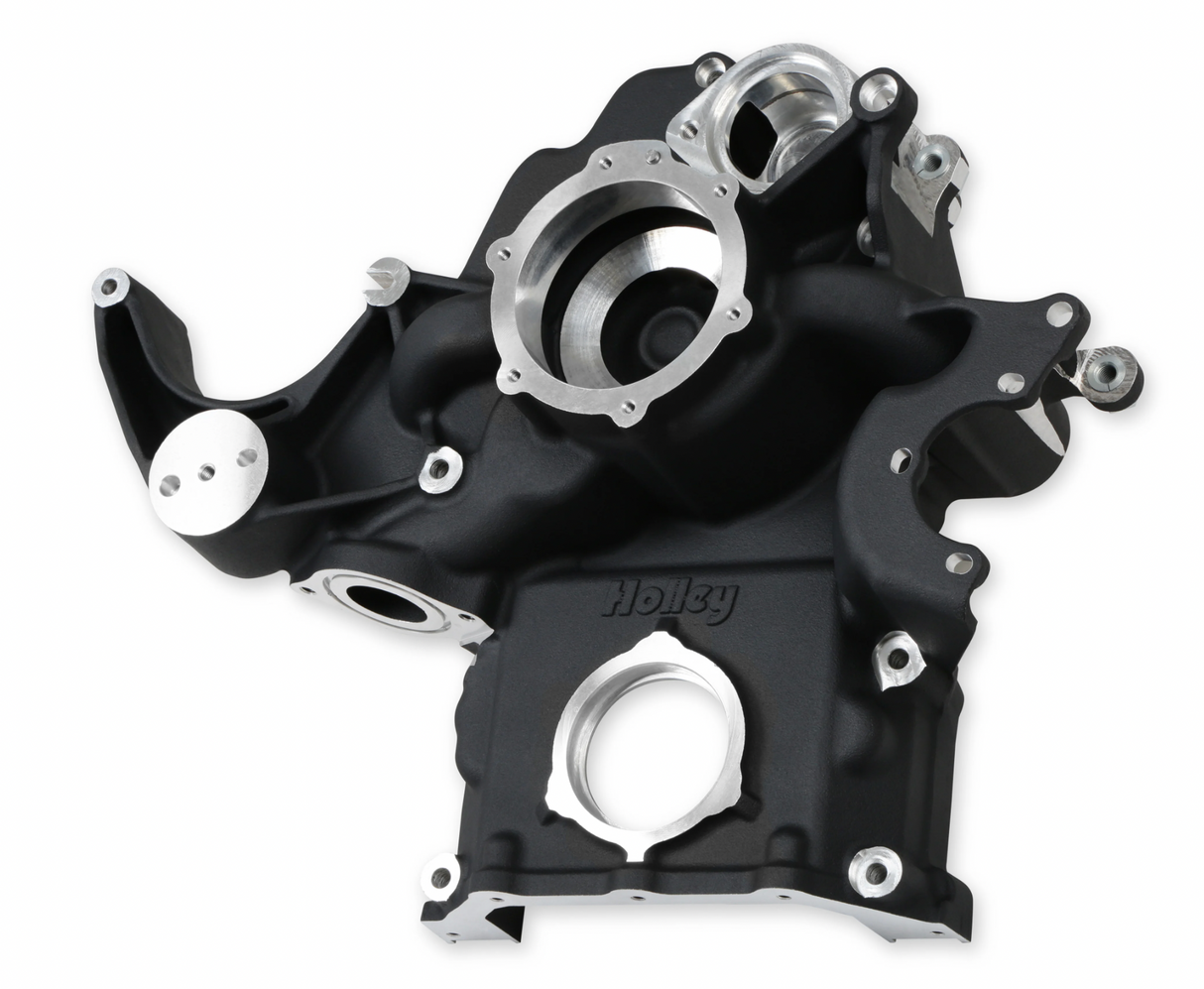 Holley® #20-291BK (09-23) GEN III HEMI VVT Black Mid-Mount Complete Drive System with Cast Damper