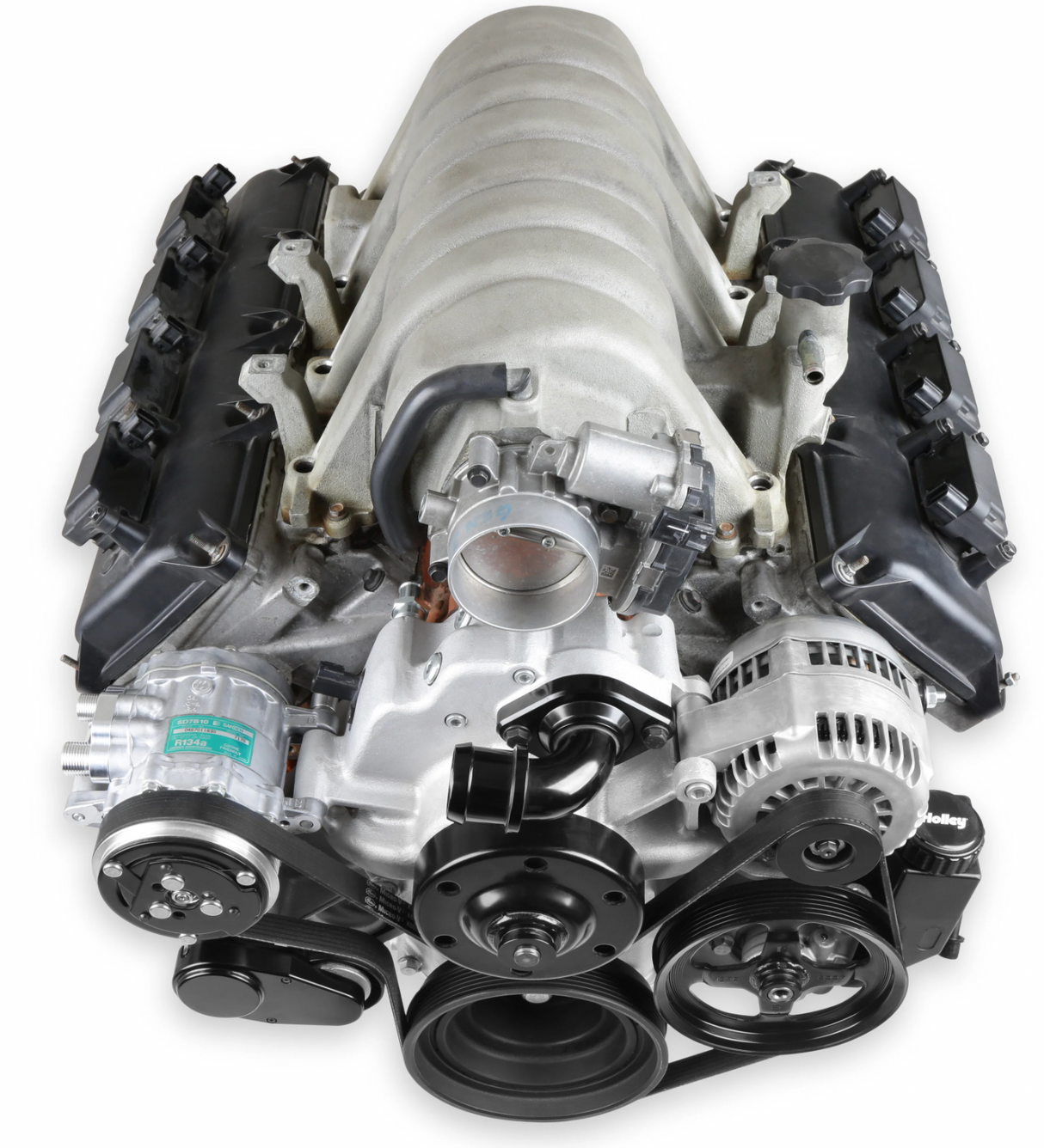 Holley® #20-290 (03-08) GEN III HEMI NON-VVT Natural Cast Mid-Mount Complete Drive System with Cast Damper