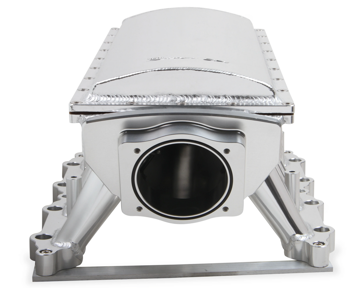 Holley® #833151 (11-14) Mustang/F-150 5.0L Silver Sniper EFI Fabricated Race Intake Manifold with Fuel Rail Kit