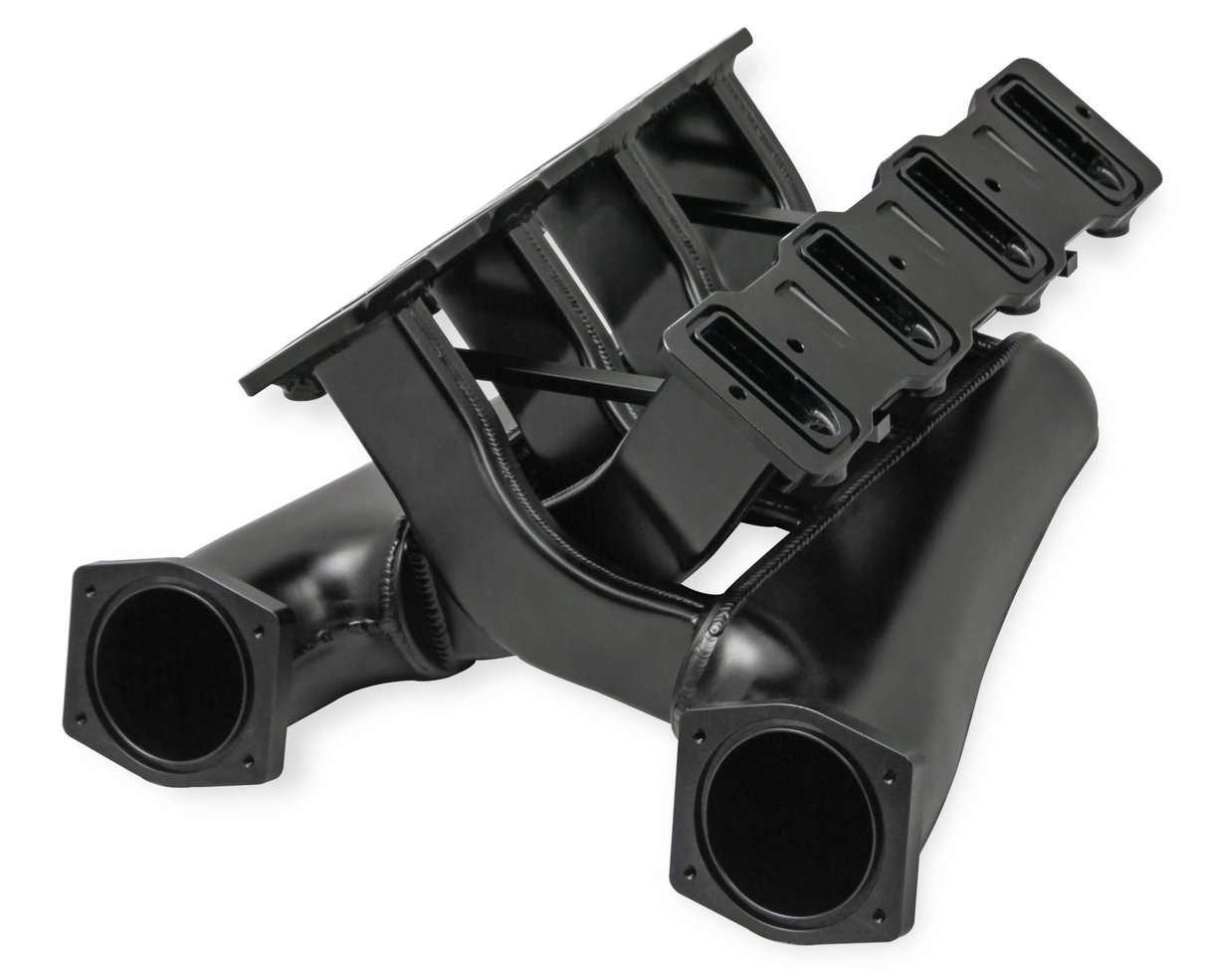 Holley® #820202 GM LS1/LS2/LS6 92MM Sniper EFI Fabricated Intake Manifold Dual Plenum with Fuel Rail Kit