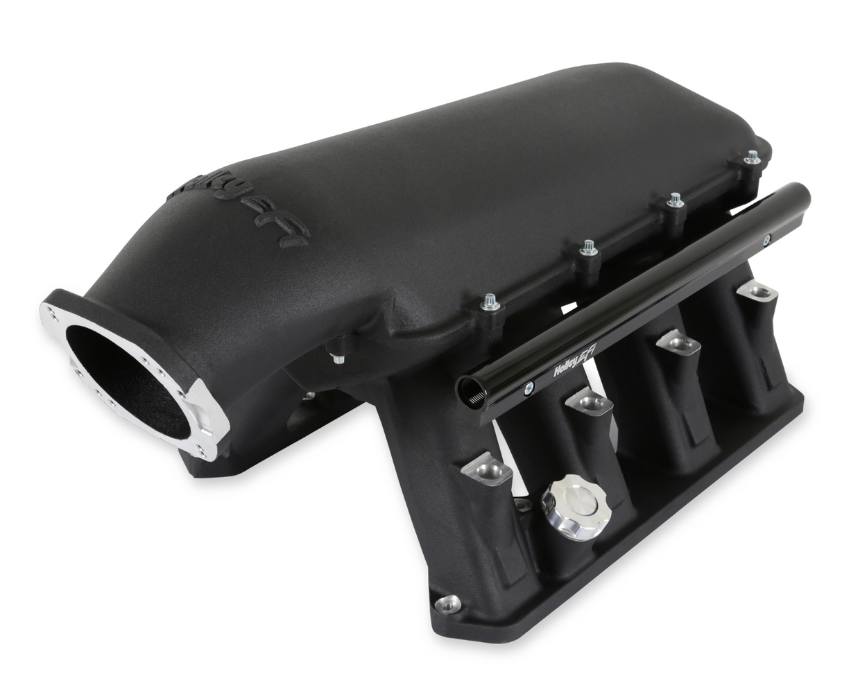 Holley® #300-658BK Gen III Hemi Hi-Ram EFI Intake Manifold (80/92mm Mopar Throttle Bodies)