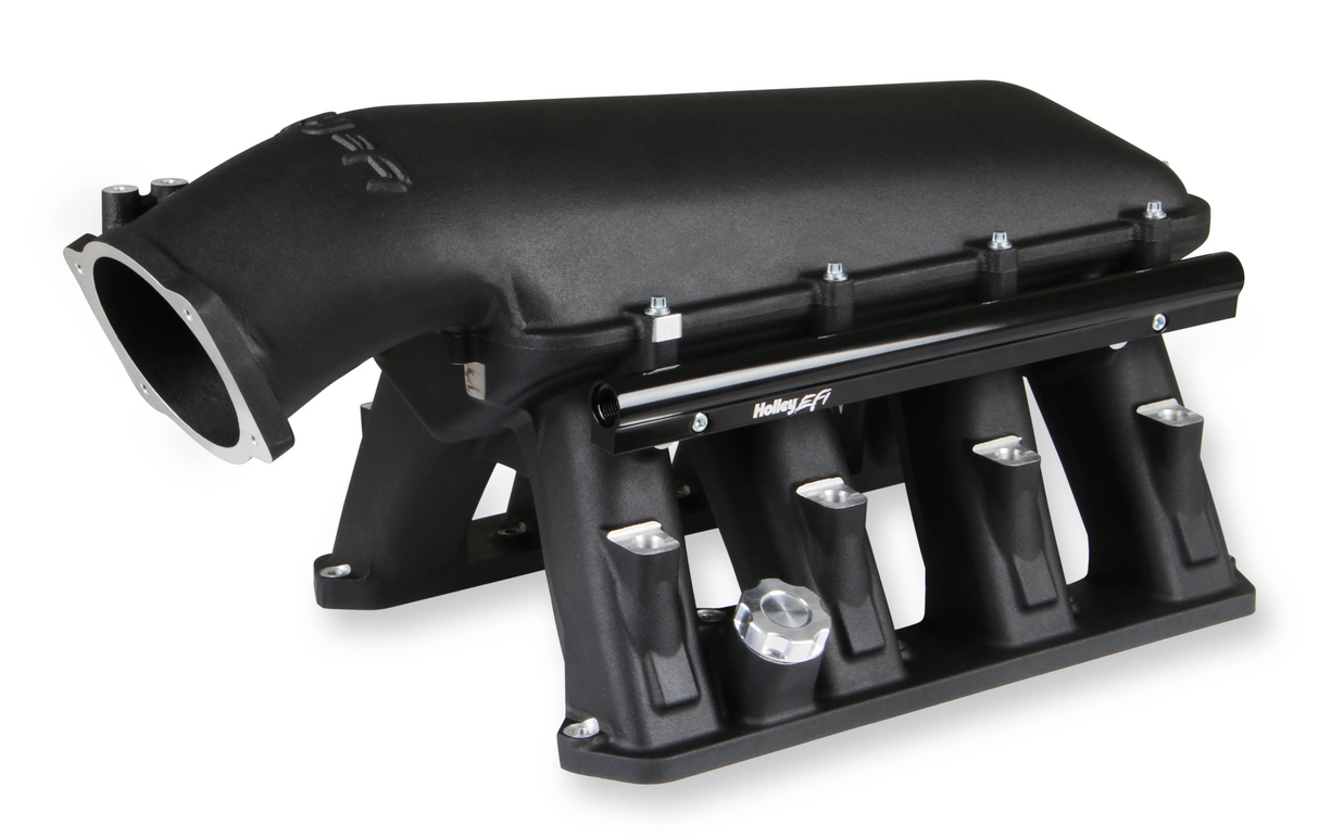 Holley® #300-651BK Gen III Hemi Hi-Ram EFI Manifold (105mm LS Style Throttle Body)