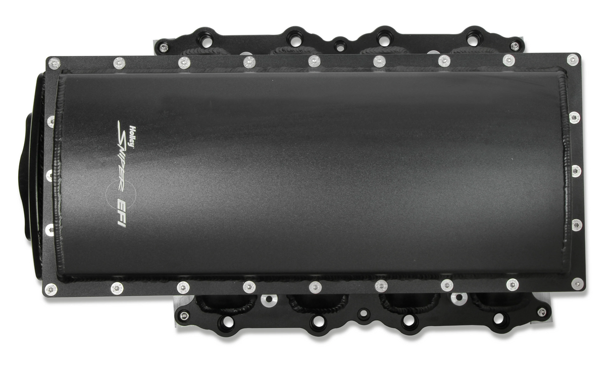 Holley® #833151 (11-14) Mustang/F-150 5.0L Black Sniper EFI Fabricated Race Intake Manifold with Fuel Rail Kit