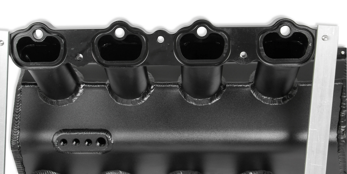 Holley® #833151 (11-14) Mustang/F-150 5.0L Black Sniper EFI Fabricated Race Intake Manifold with Fuel Rail Kit