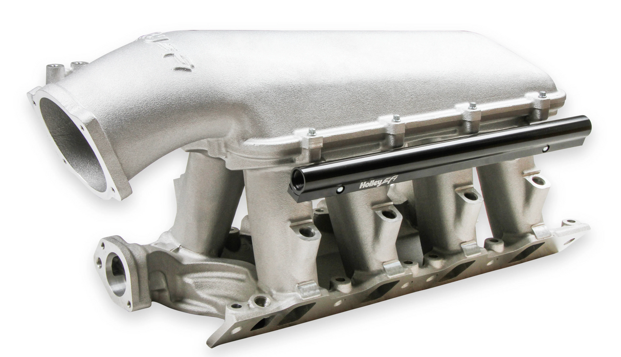 Holley® #300-273 GM 8.2" SBF Ford Hi-Ram Intake Manifold with 105mm LS Throttle Body Flange Top