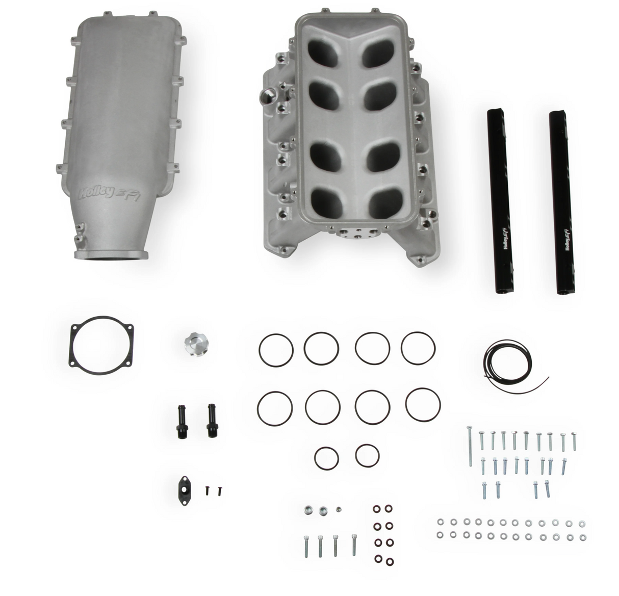 Holley® #300-651 Gen III Hemi Cast Hi-Ram EFI Manifold for 105MM LS Style Throttle Body