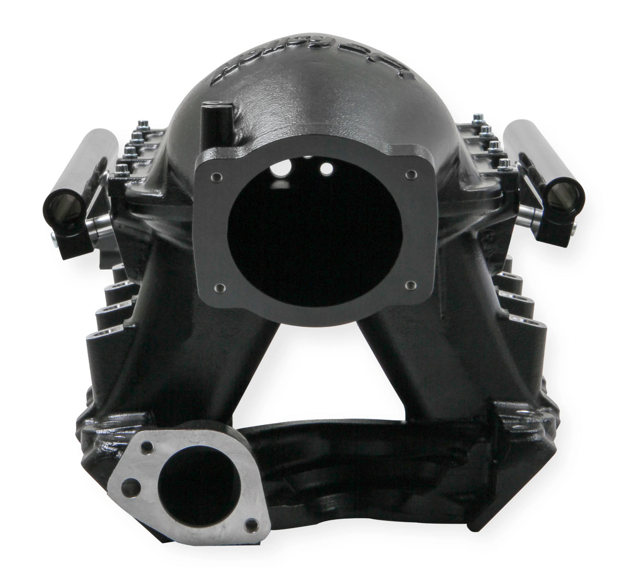 Holley® #300-241BK Black Ford 351W (9.5" Deck) Ford Hi-Ram Intake Manifold with 95mm LS Throttle Body Flange Top