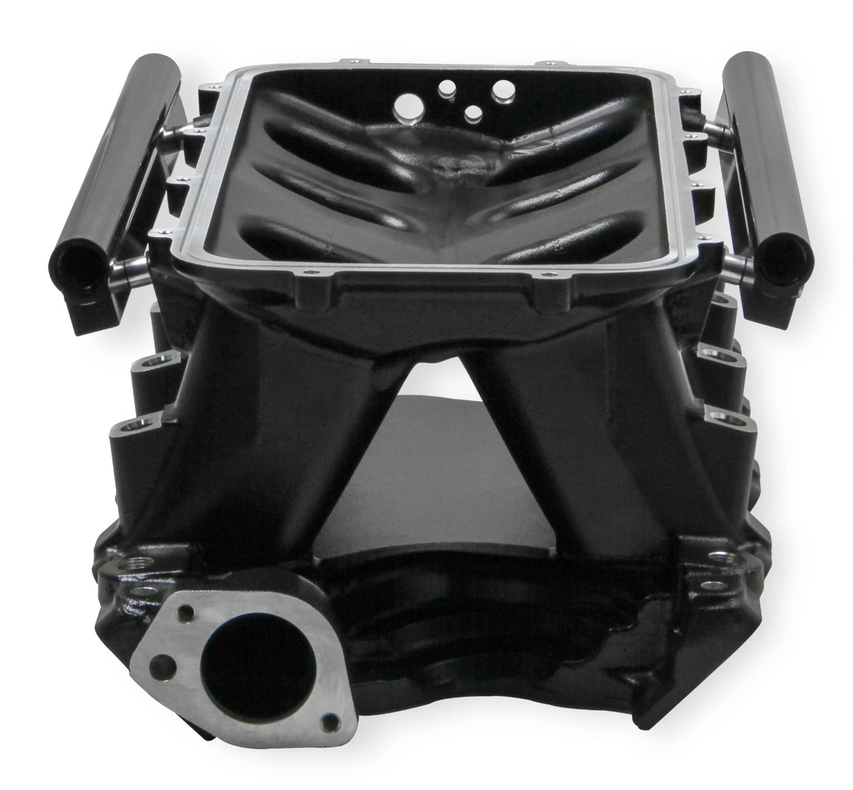 Holley® #300-241BK Black Ford 351W (9.5" Deck) Ford Hi-Ram Intake Manifold with 95mm LS Throttle Body Flange Top