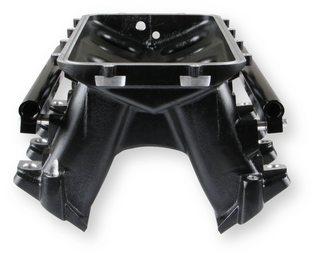 Holley® #300-117BK GM LS3/L92 Hi-Ram Intake Manifold for 105mm GM LS3/L92 Throttle Body (Longitudinal Mount Plenum Top)