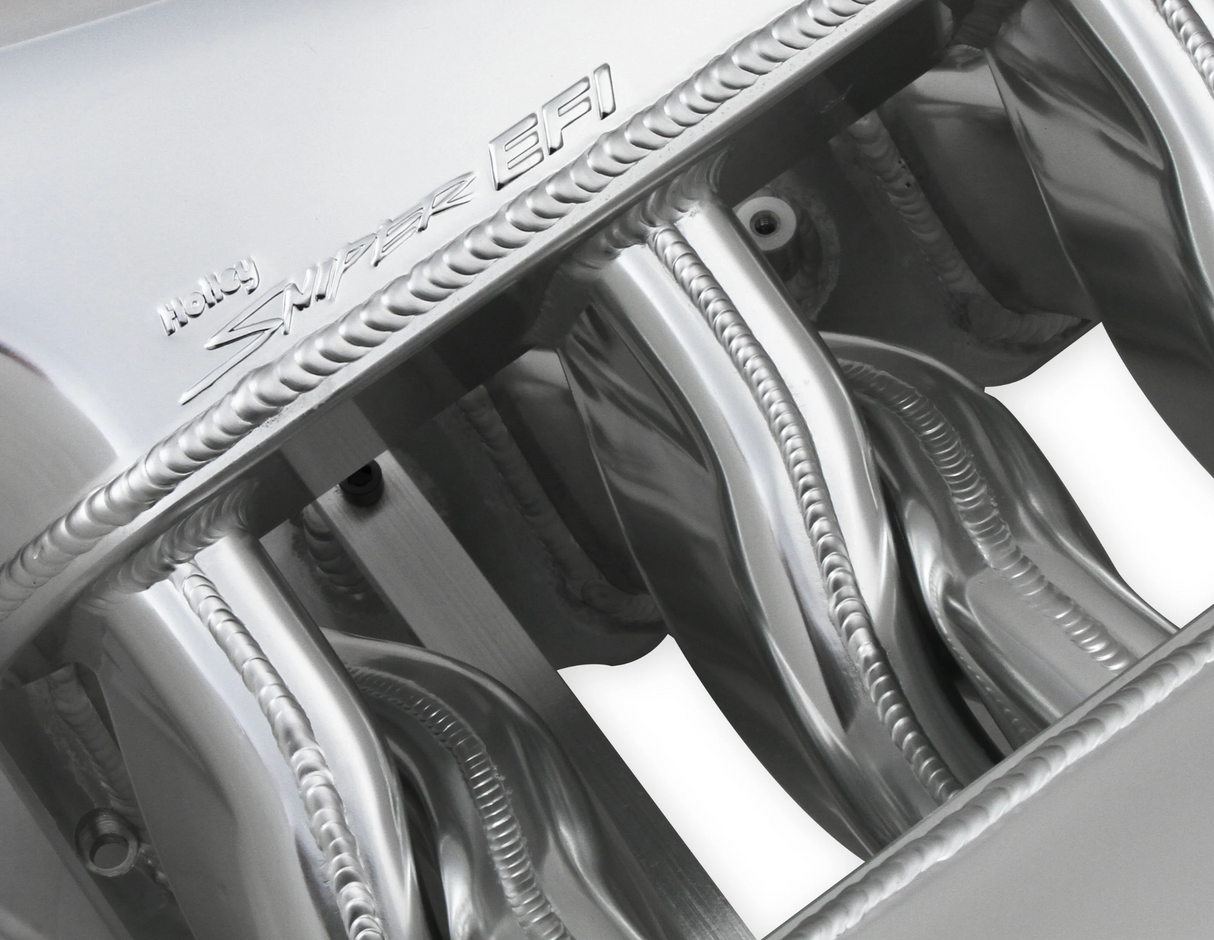 Holley® #822241 GM LS3/L92 102MM Silver Sniper EFI Fabricated Intake Manifold Dual Plenum