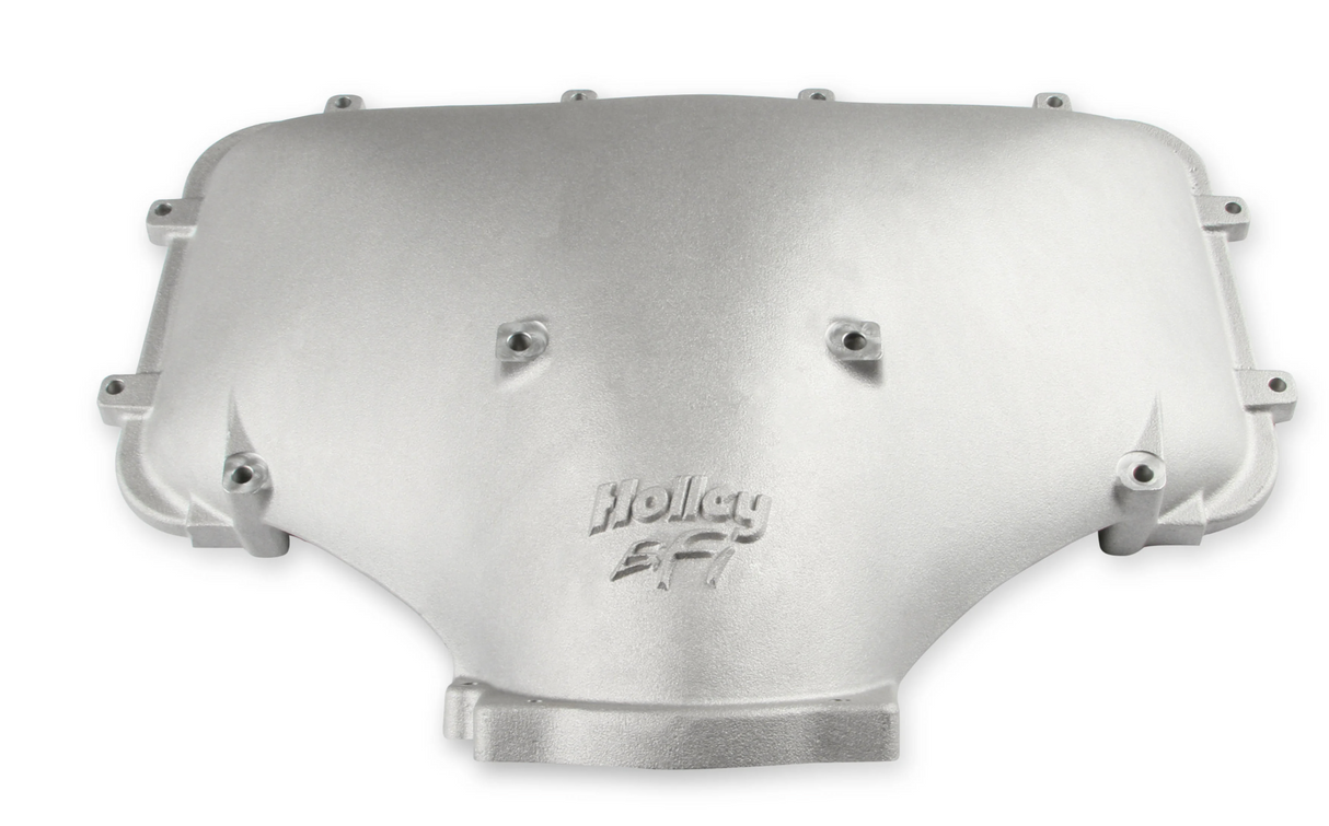 Holley® #300-306 8.2" SBF Ford Hi-Ram Intake Manifold with 95mm 1986-95 Ford 5.0 Throttle Body Flange Side Mount Top