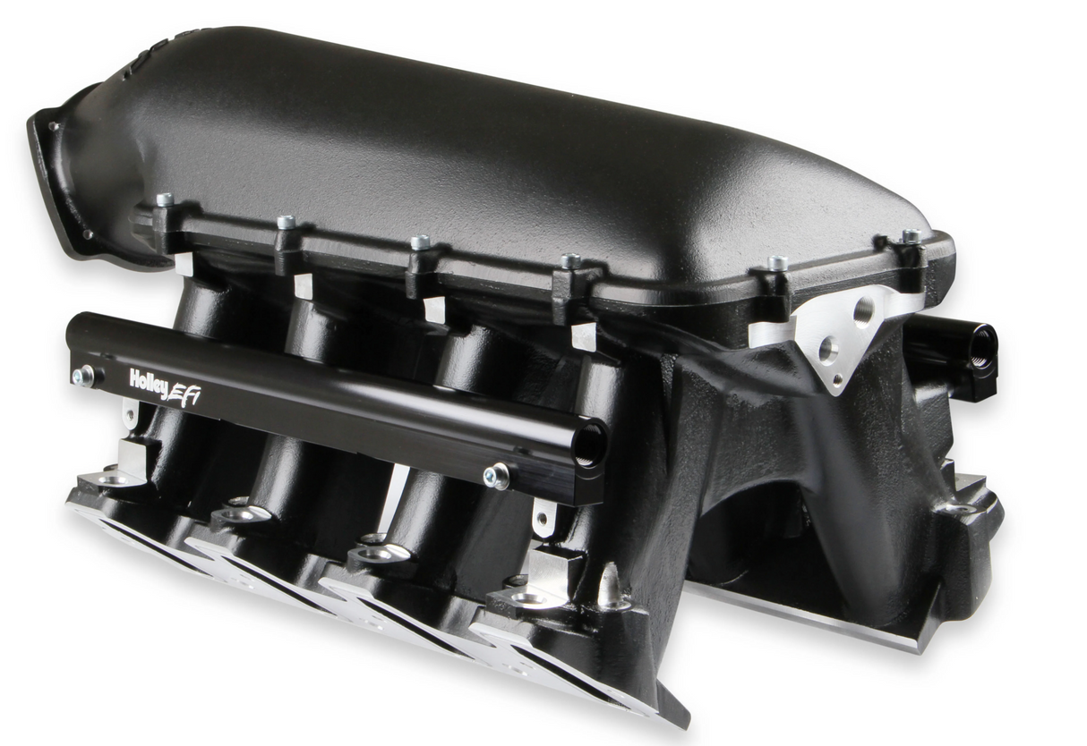 Holley® #300-122BK GM LS1/LS2/LS6 Cathedral Port EFI Intake Manifold for 92mm LS Throttle Body
