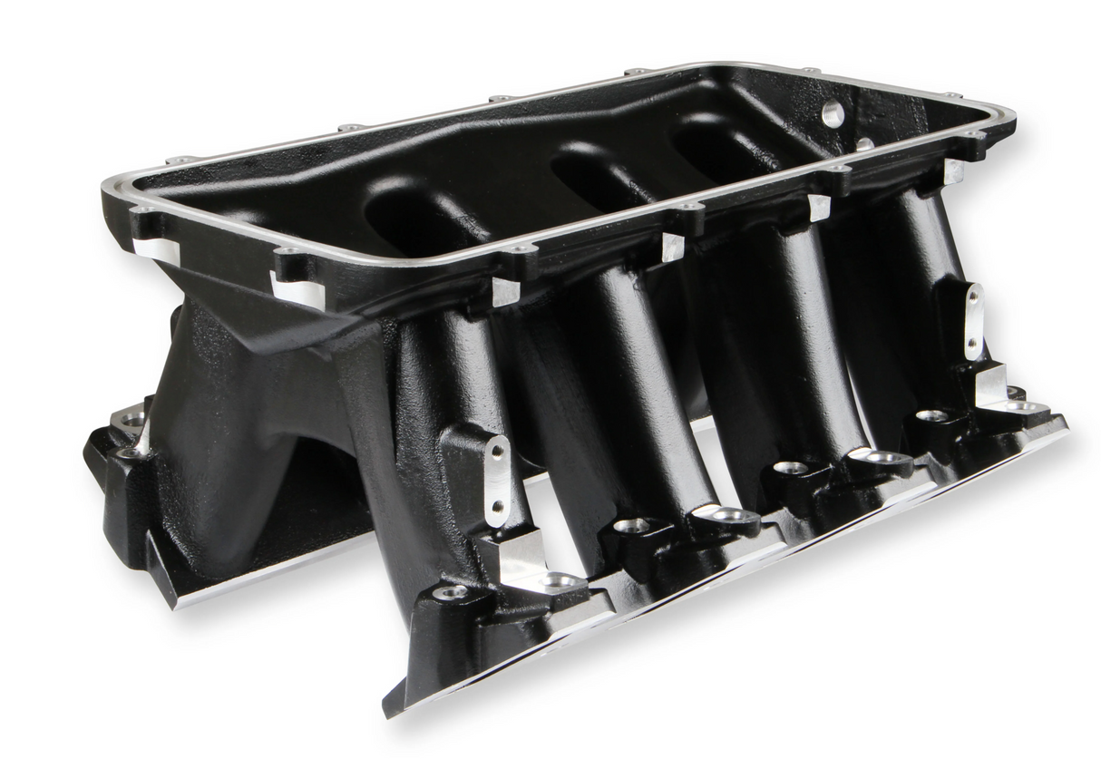 Holley® #300-122BK GM LS1/LS2/LS6 Cathedral Port EFI Intake Manifold for 92mm LS Throttle Body