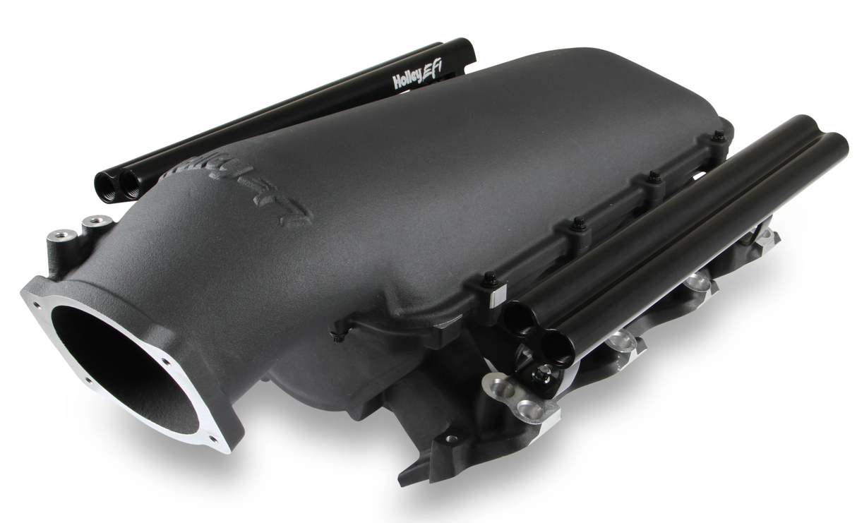 Holley® #300-624BK GM LS1/LS2/LS6 Lo-Ram EFI Intake Manifold with Fuel Rails