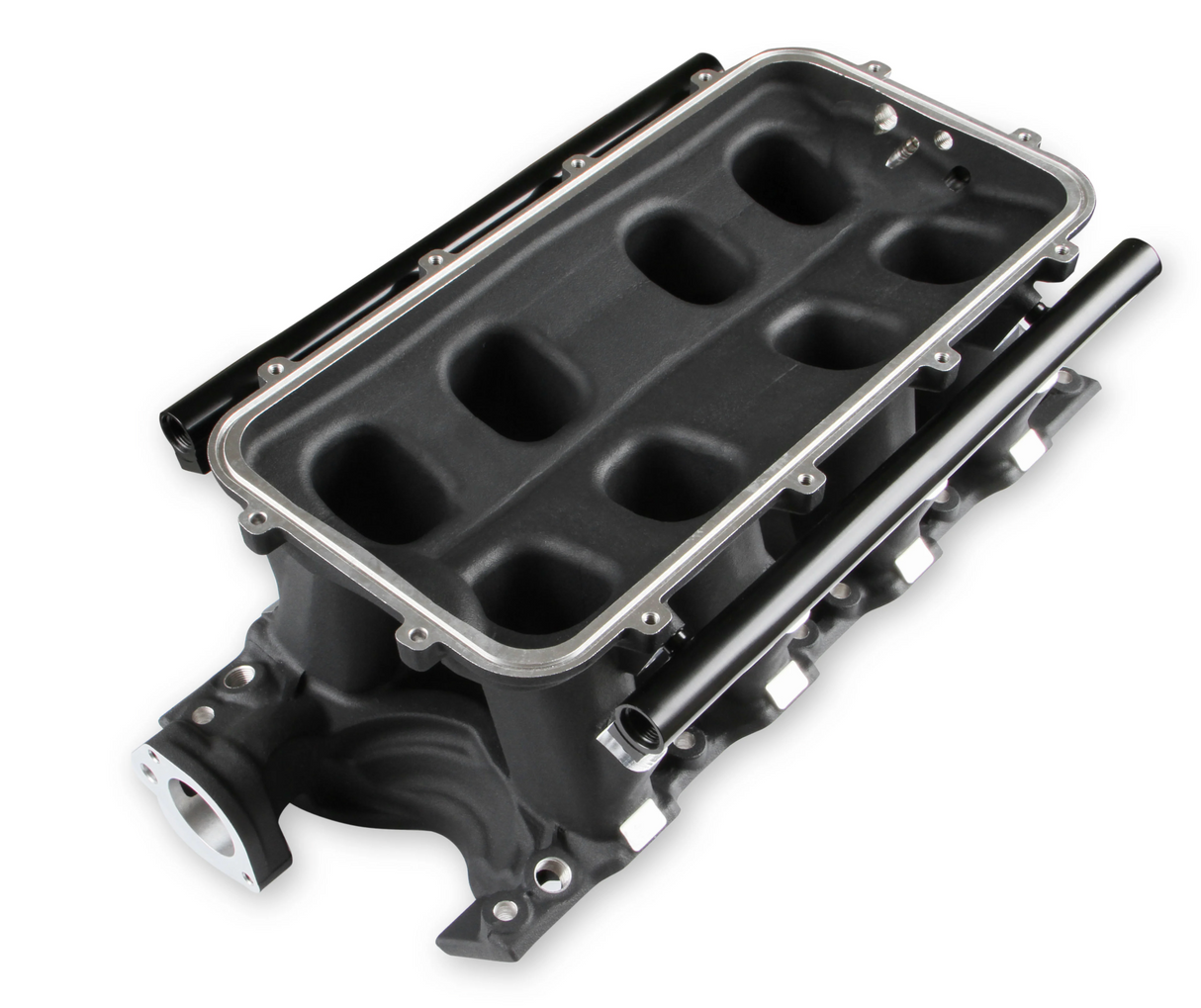 Holley® #300-272BK 8.2" SBF Ford Hi-Ram Intake Manifold with 95mm LS Throttle Body Flange Top