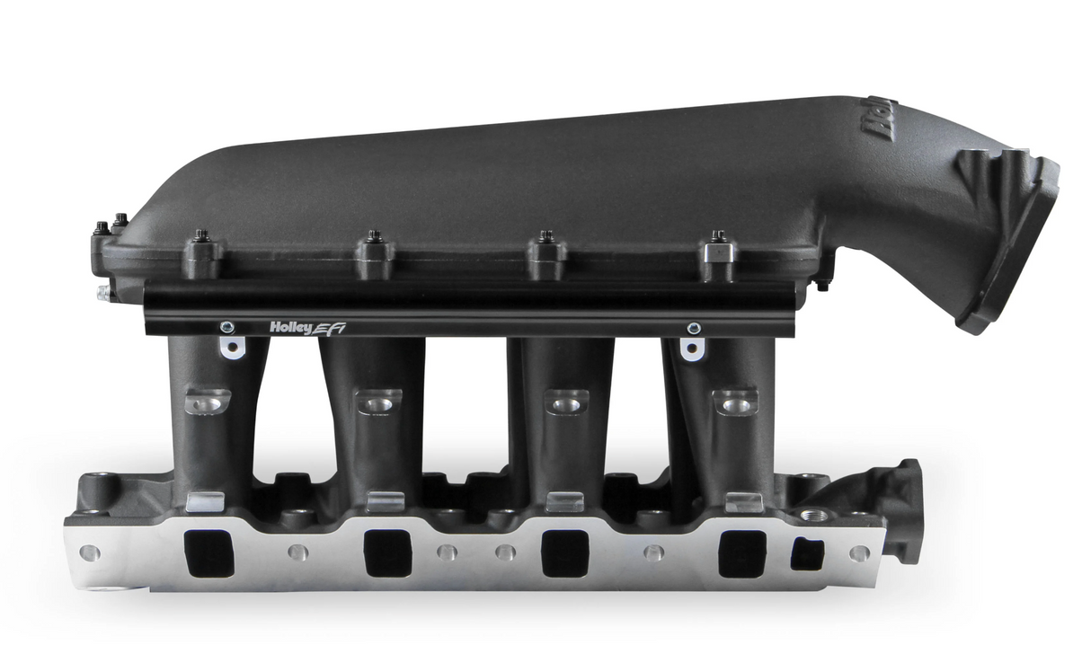 Holley® #300-272BK 8.2" SBF Ford Hi-Ram Intake Manifold with 95mm LS Throttle Body Flange Top