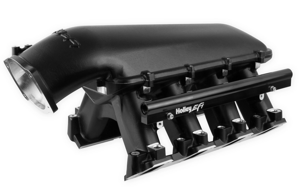 Holley® #300-125BK GM LS7 Hi-Ram EFI Intake Manifold for LS 105MM Throttle Body