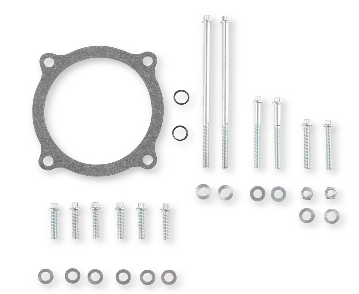 Holley® #300-308 8.2" SBF Ford Hi-Ram Intake Manifold with 105mm 1986-95 Ford 5.0 Throttle Body Flange Side Mount Top